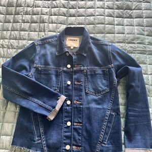 L'AGENCE Blue Denim Jacket